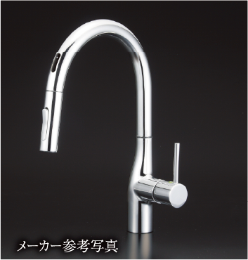 センサー付きシングルレバーシャワー水栓のイメージ写真