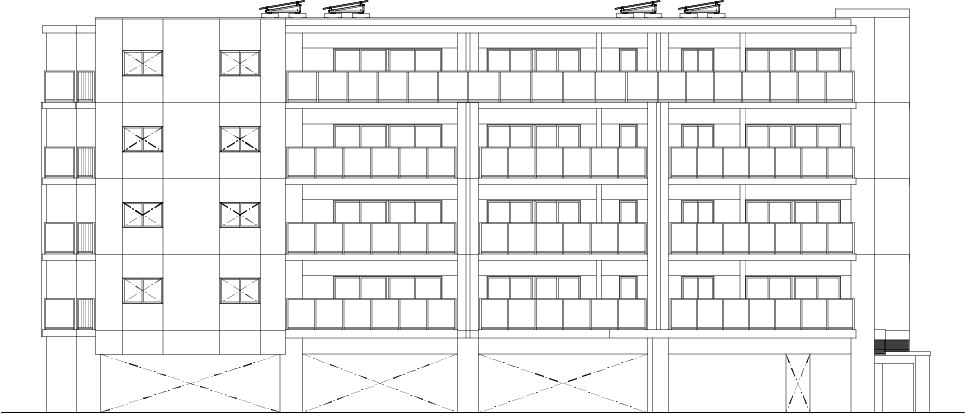 東側立面図