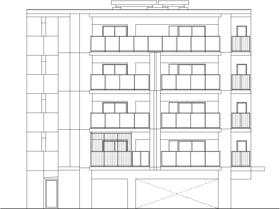南側立面図