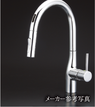 センサー付シングルレバーシャワー水栓のイメージ