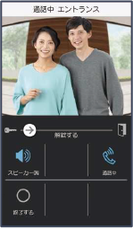 通話エントランス解錠のイメージ